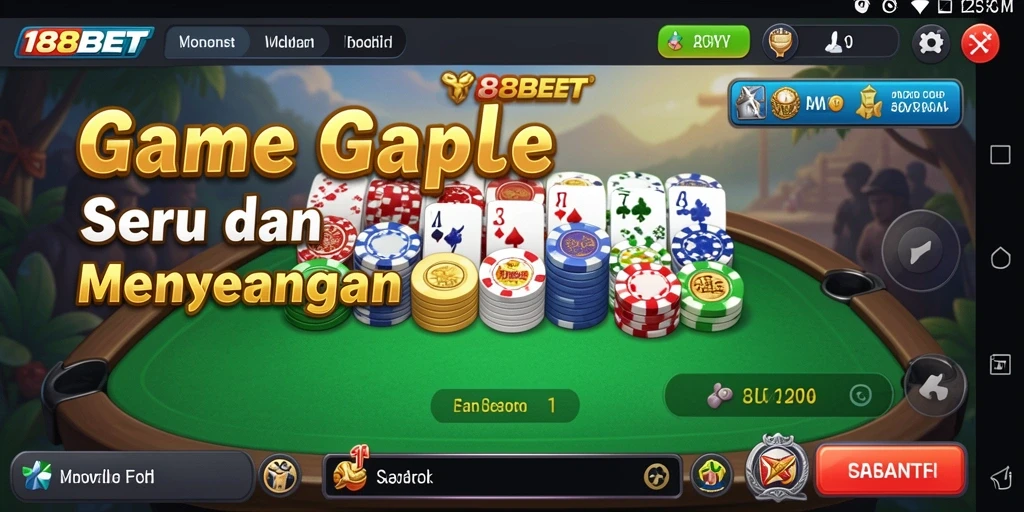 Gameplay menarik dari 188BET dalam bermain Gaple.