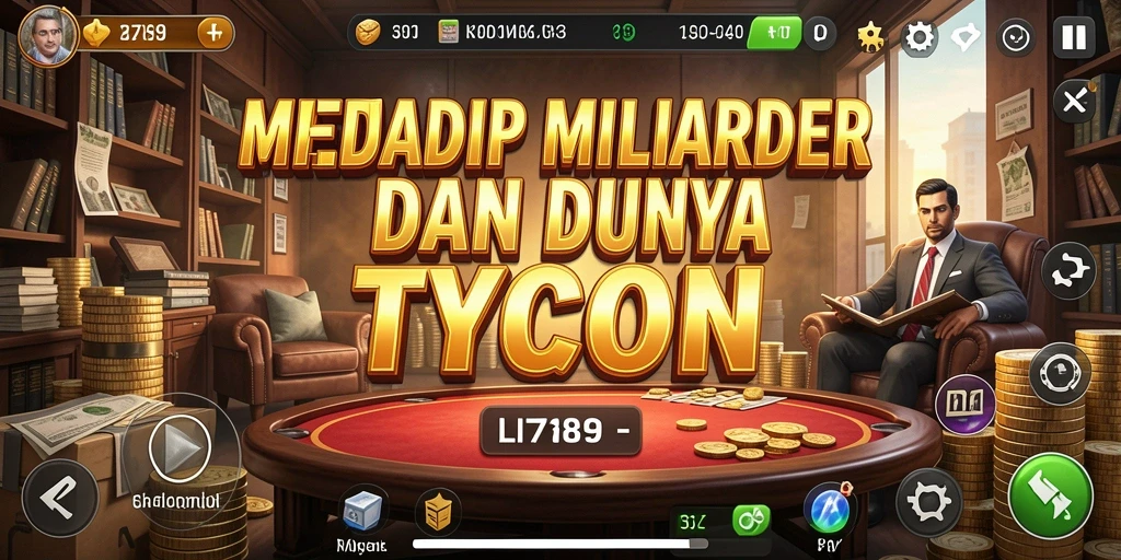 Tampilan gameplay LI789 yang menampilkan strategi bisnis menarik.