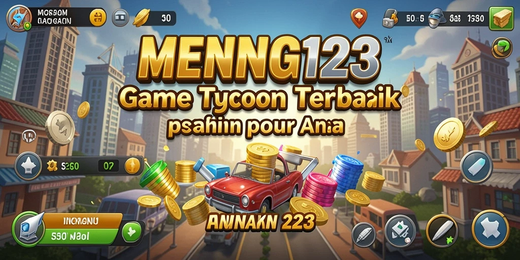 Menampilkan gameplay Tycoon yang seru dan menantang.