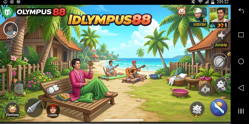 Tampilan gameplay OLYMPUS88 yang menarik dan penuh warna.